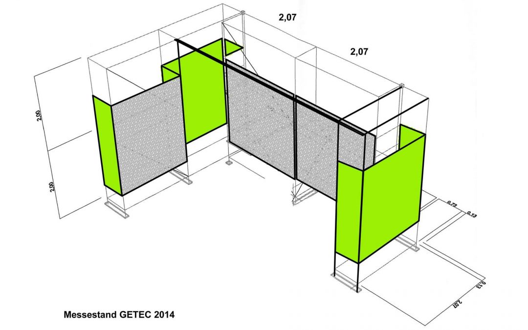 Messestand der Architektenkammer / GETEC – 2014