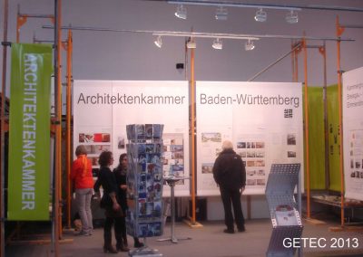 Karin Bayer | Projekte | Messestand der Architektenkammer / GETEC